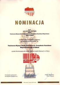 PWSZ nominowana do godła