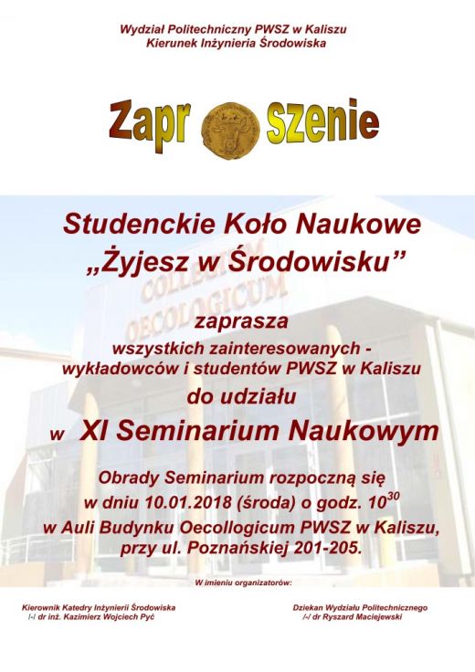 Żyjesz w środowisku